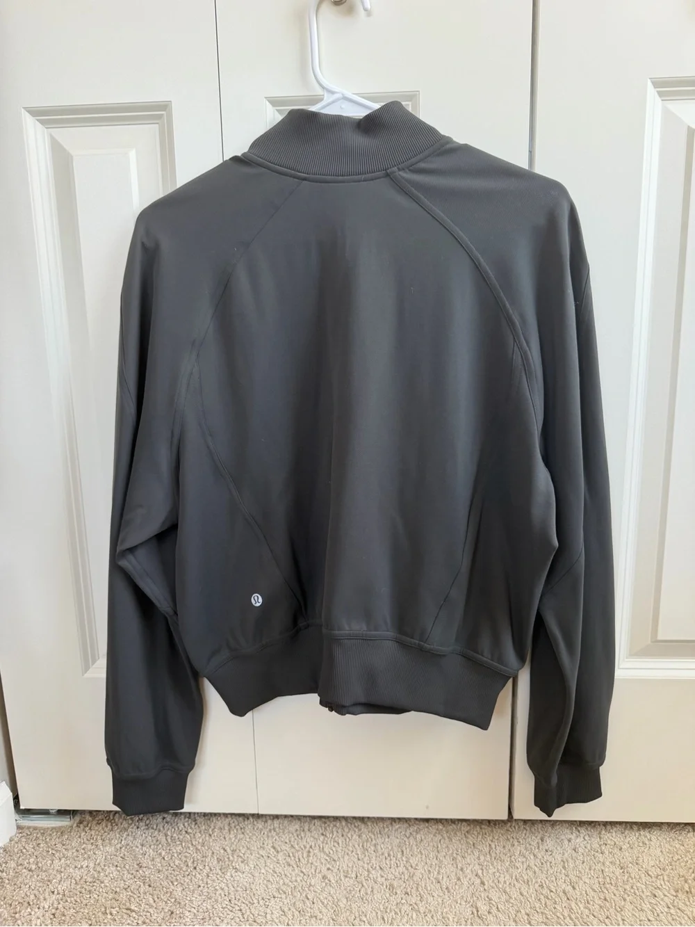 Lululemon Wunder Train Track Jacket *Twill Graphite Grey